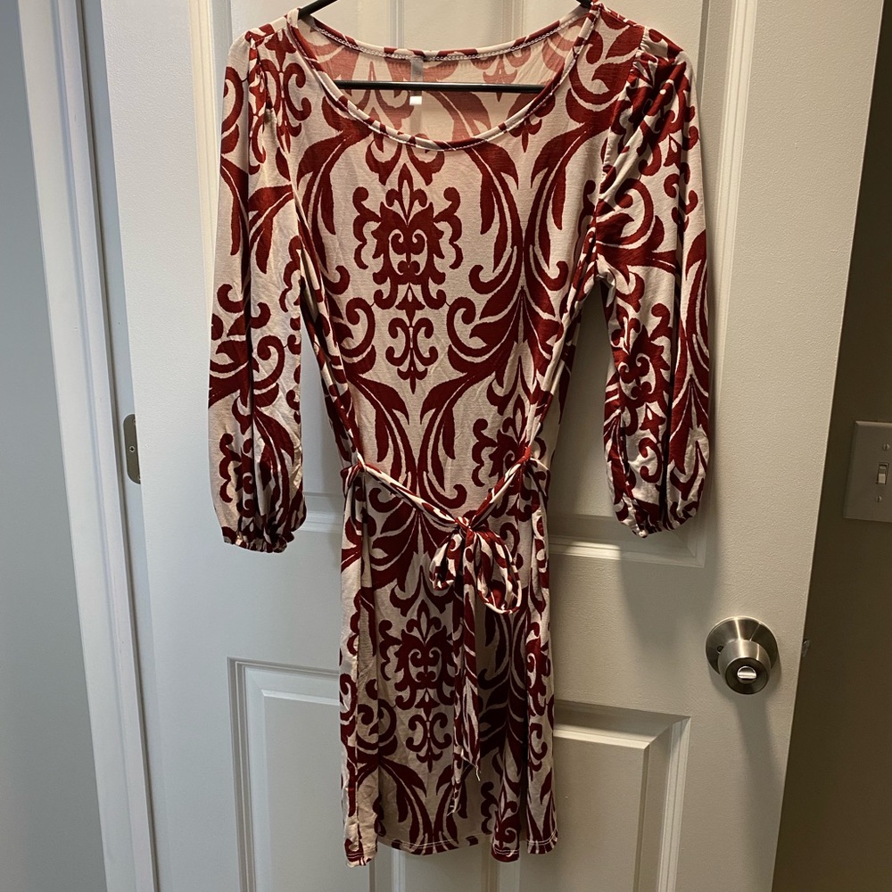Pink blush maternity dress